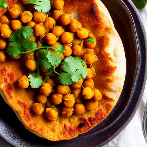 Baked Chole Bhature