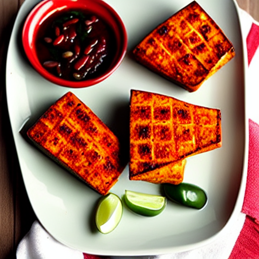 Chili Pepper Stuffed Tofu