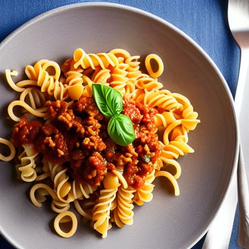 Fusilli com Ragu
