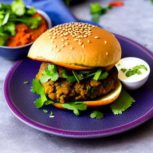 Keto Masoor Dal Burger