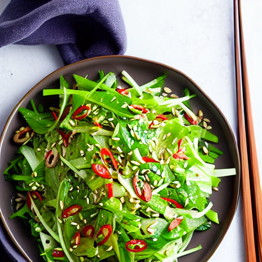 Korean Garlic Chive Salad