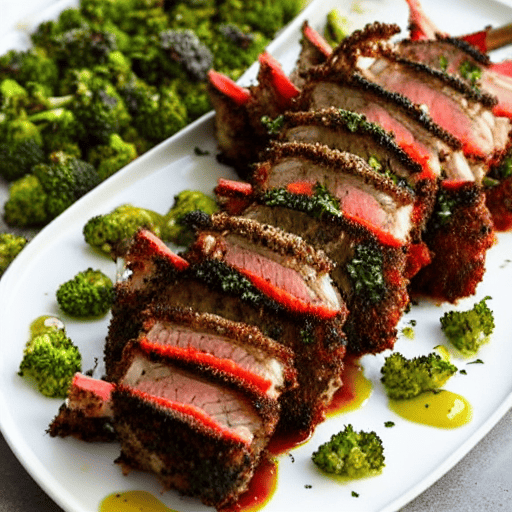 Herb-Crusted Rack of Lamb