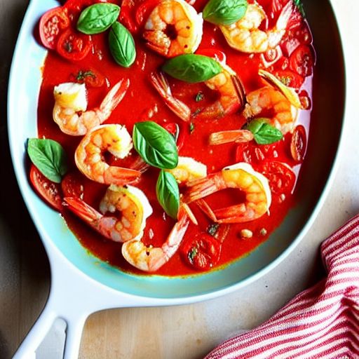 Keto Shrimp and Tomato Bake