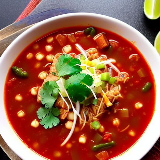 Pozole Rojo Vegetariano