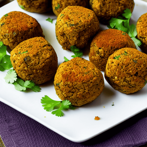Baked Cauliflower Falafel
