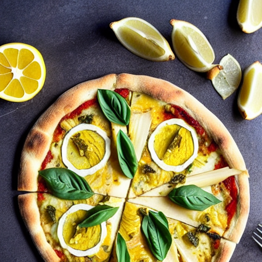 Preserved Lemon and Artichoke Pizza