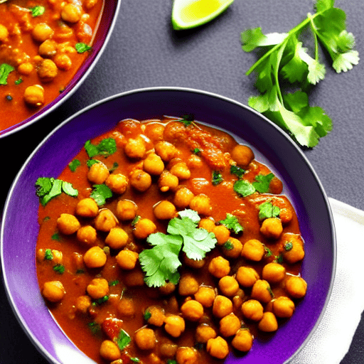 Chana Masala with Rice