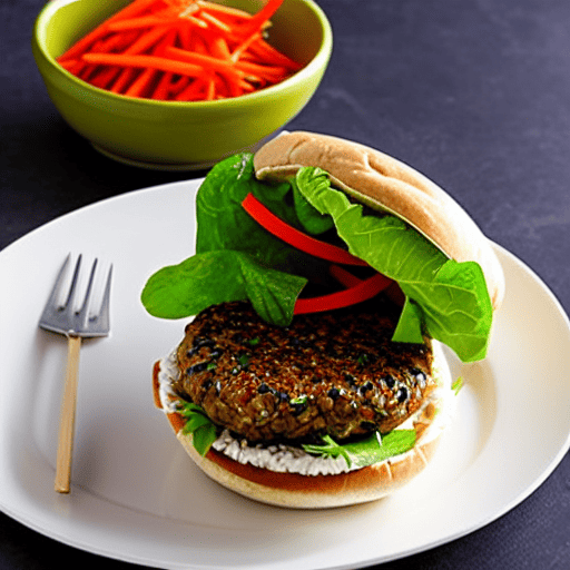 Sesame Tofu Burger