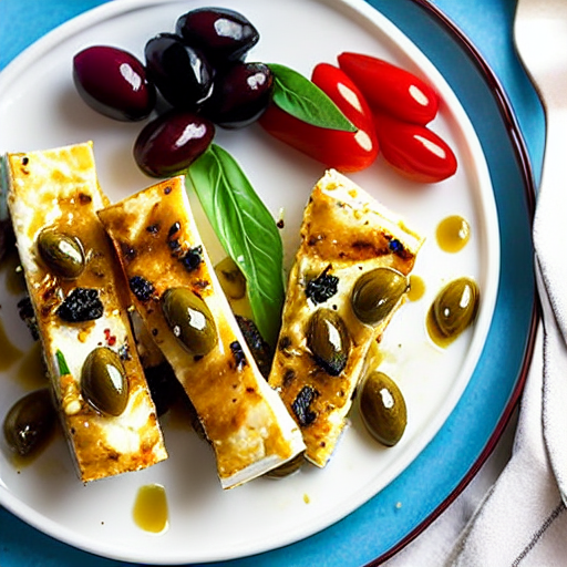 Baked Feta with Olives
