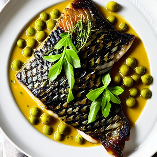 Sea Bass with Capers