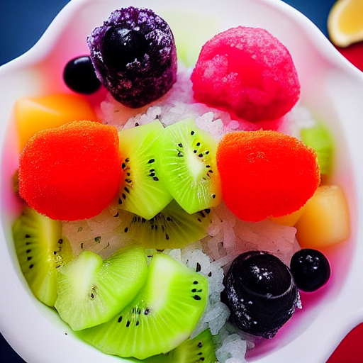 Kakigori with Fruit