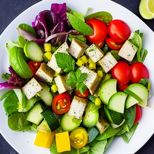 Keto Fattoush Salad