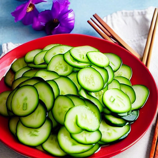 Cucumber and Garlic Salad