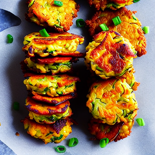 Crispy Vegetable and Tofu Fritters