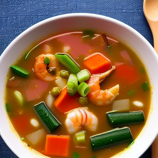 Seafood and Vegetable Soup
