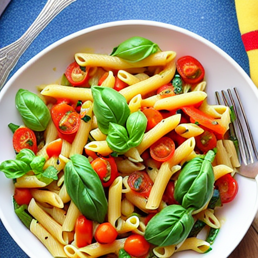 Chickpea Pasta Primavera