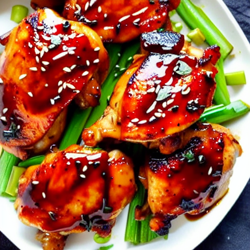 Honey Soy Glazed Chicken Thighs
