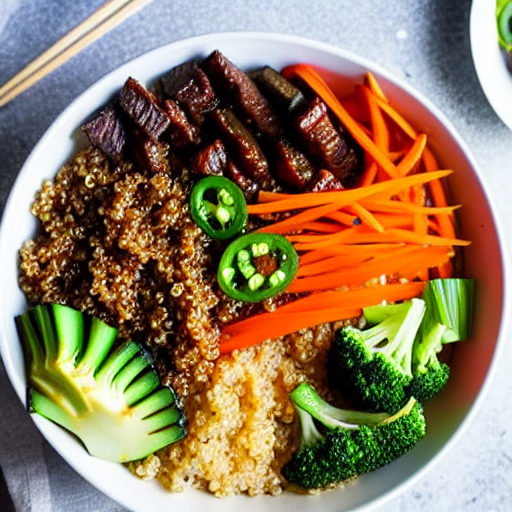 Korean BBQ Quinoa Bowl