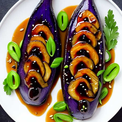 Miso Glazed Eggplant