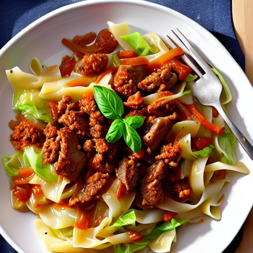 Pork Ragu with Cabbage