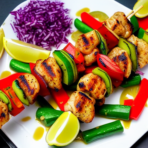 Seafood Kebabs