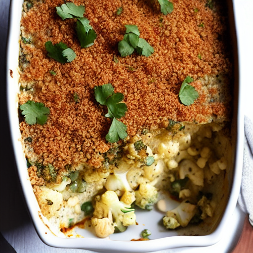 Vegan Cauliflower Bake