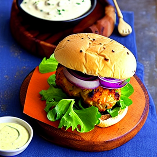 Chicken Tikka Burger