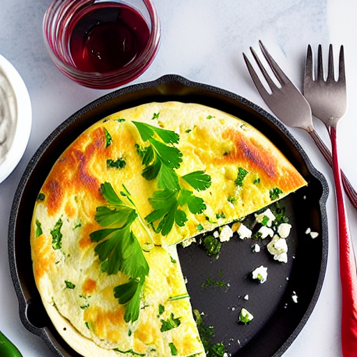 Feta Cheese Omelette
