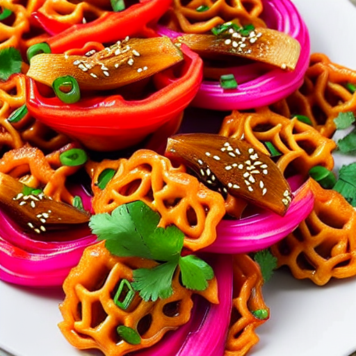 Sweet and Spicy Lotus Root