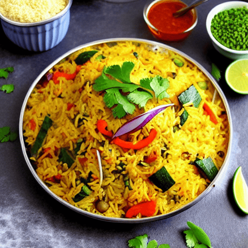 Vegetable Biryani Kolkata Style