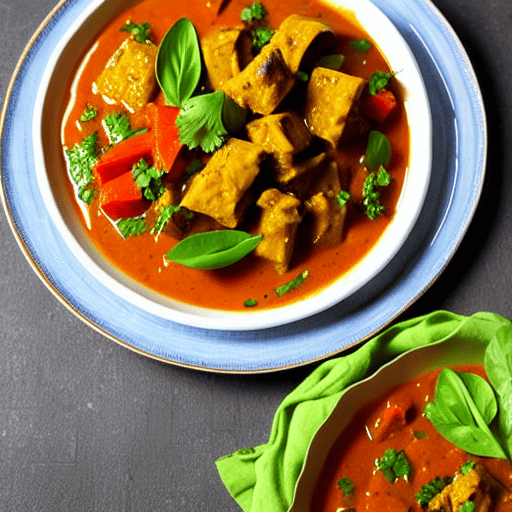 Vegetable Curry with Roti