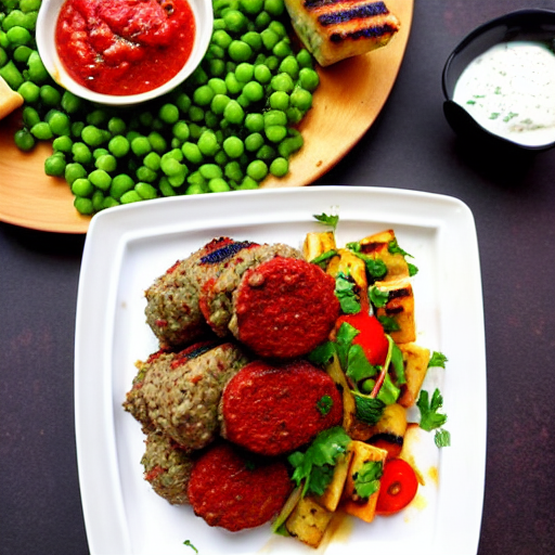 Kefta with Tofu
