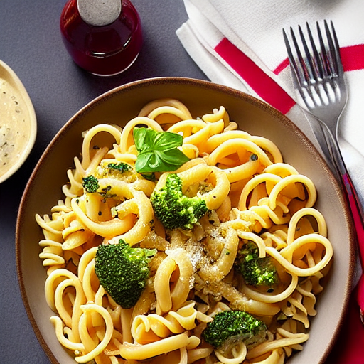 Fusilli ao Molho de Queijo