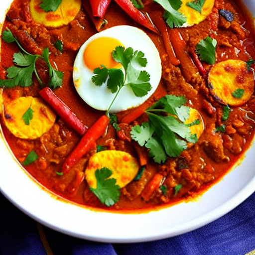 Baked Egg Curry