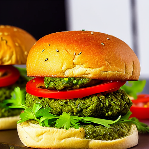 Hamburguesa de Pesto