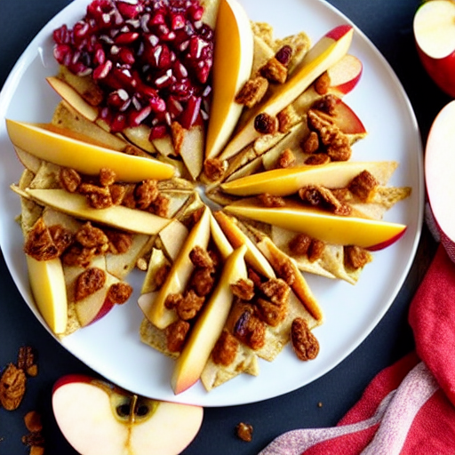 Spiced Apple Nachos
