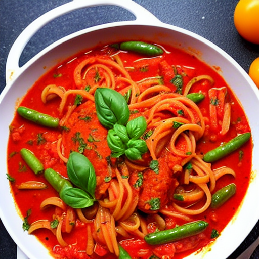 Espaguete ao Molho de Tomate