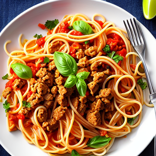 Pasta with Ground Turkey