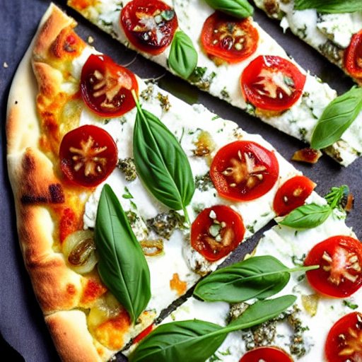 Herbed Goat Cheese Pizza