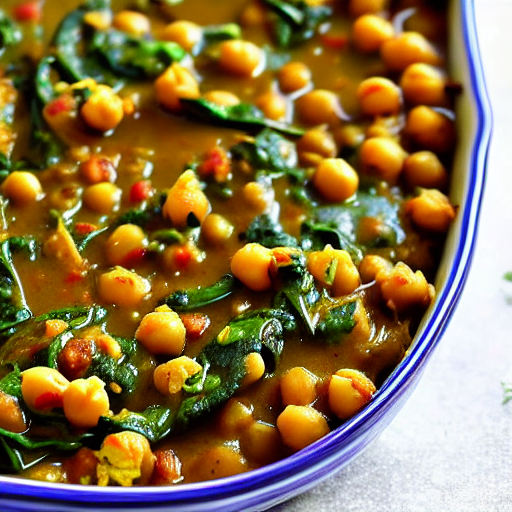 Palak Chole Bake