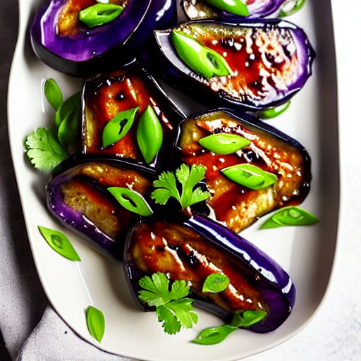 Keto Miso Glazed Eggplant