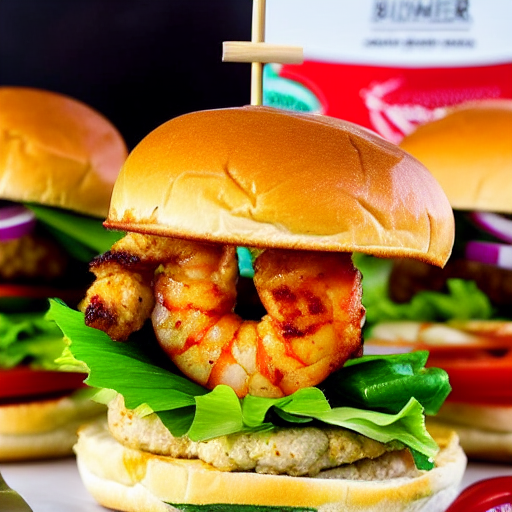 Cajun Shrimp Burger