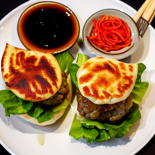 Pork Gyoza Burger
