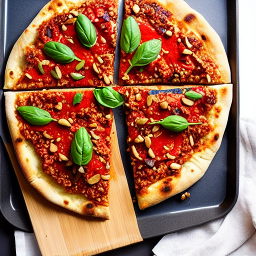 Paleo Mapo Tofu Pizza