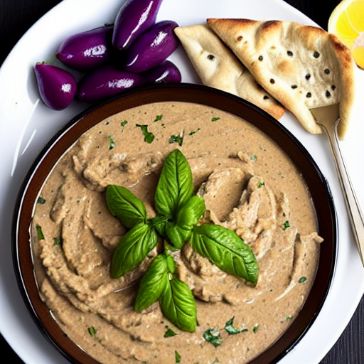 Baba Ghanouj with Pita