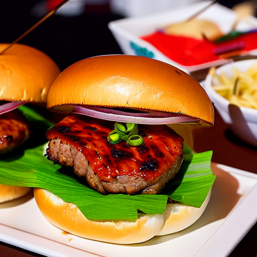 Cantonese Char Siu Burger
