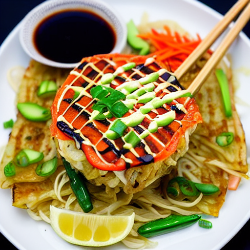 Seafood Okonomiyaki