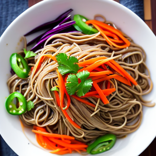 Soba with Pickled Vegetables