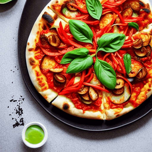Korean Kimchi Pizza