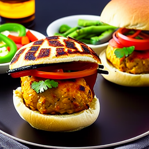 Tandoori Paneer Burger